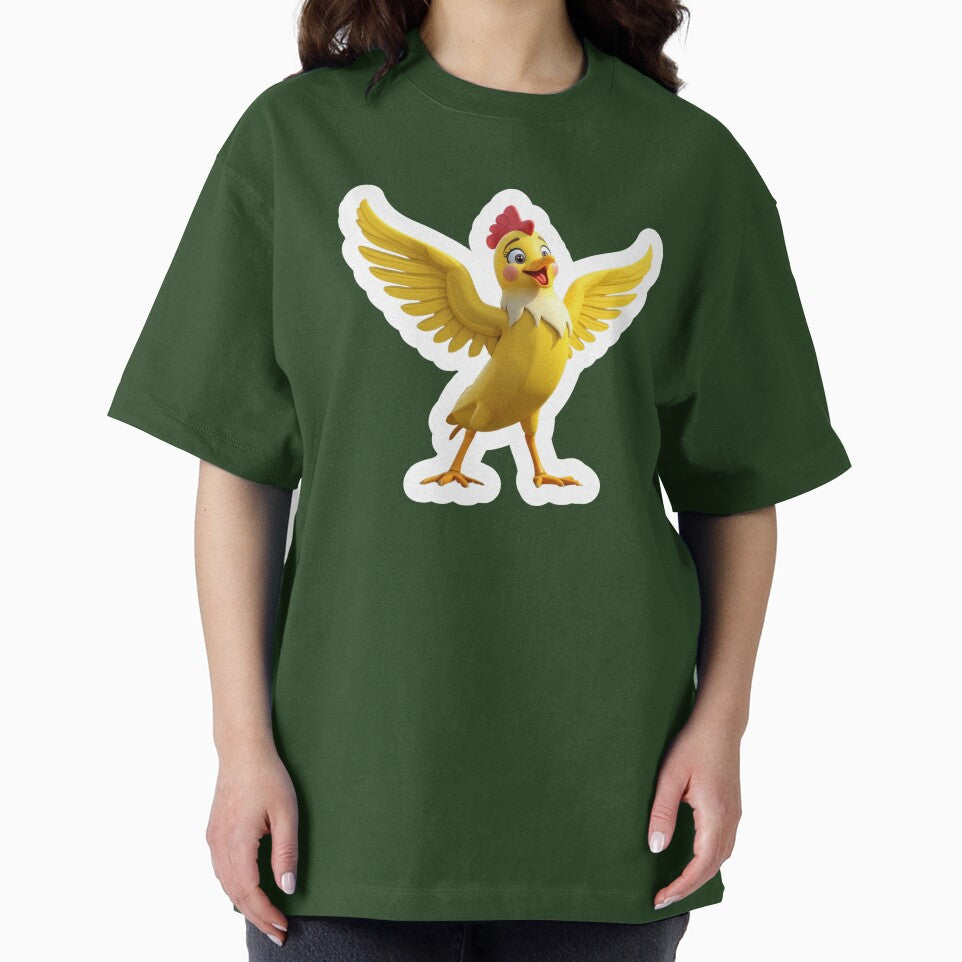 Cute Happy Chicken Banana by madebyjulia7