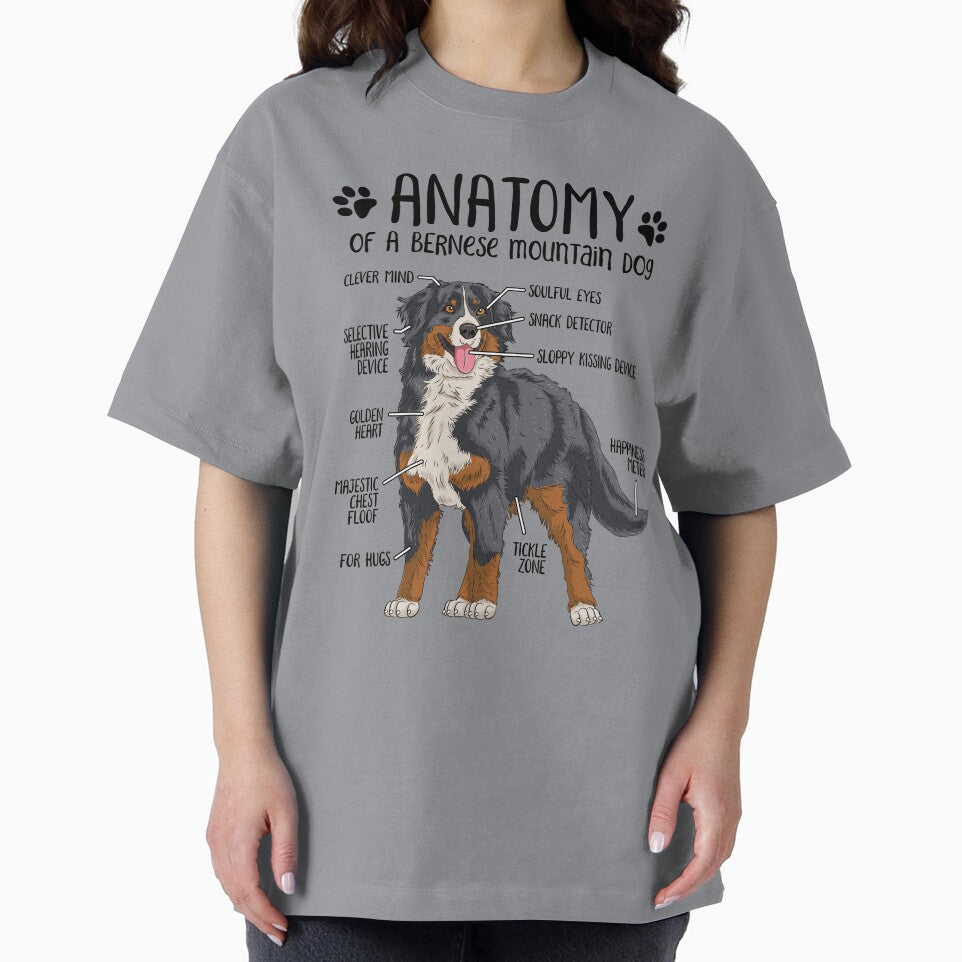 Funny Bernese Mountain Dog Anatomy Berner Dog Owner Dog Lover by lanynx design