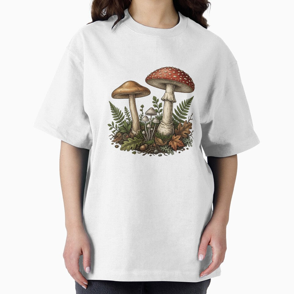 Forest Mushroom Trio by Byte-shirt