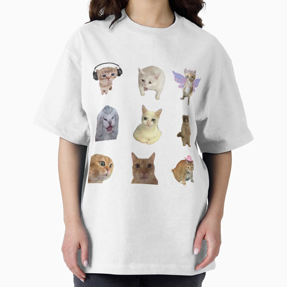 Funny Cat Memes Sticker Bundle Gift Idea by teaisfantastic