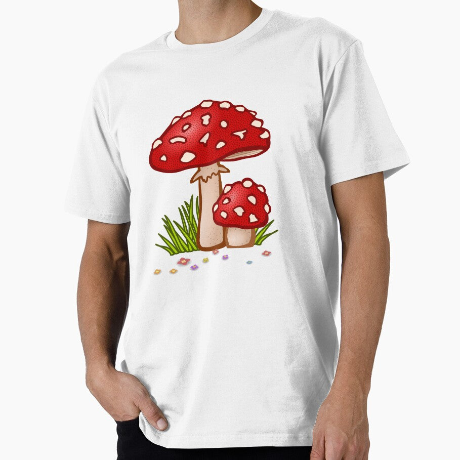 Whimsical Mushroom Illustration – Cute Toadstool Art by Eman4design