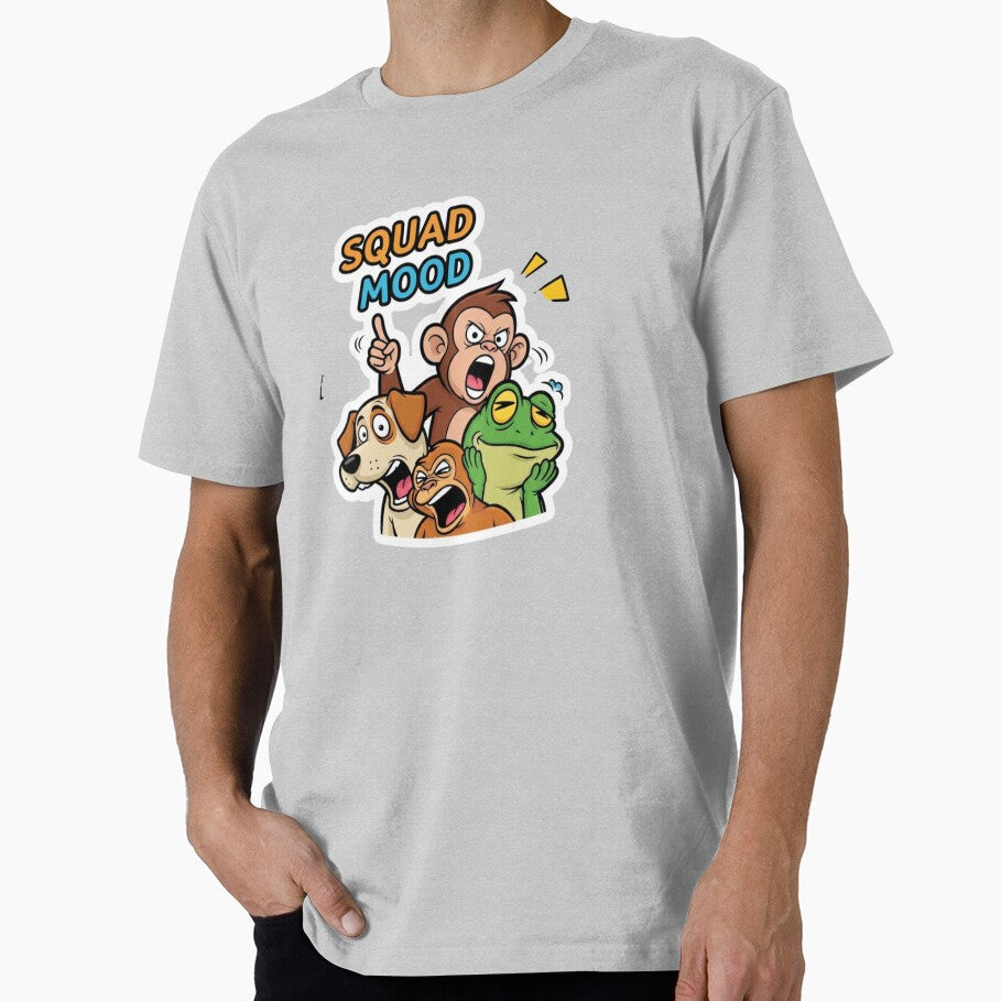 Crazy Friends Cartoon Design - Friendship Meme Vibes by Mojbin