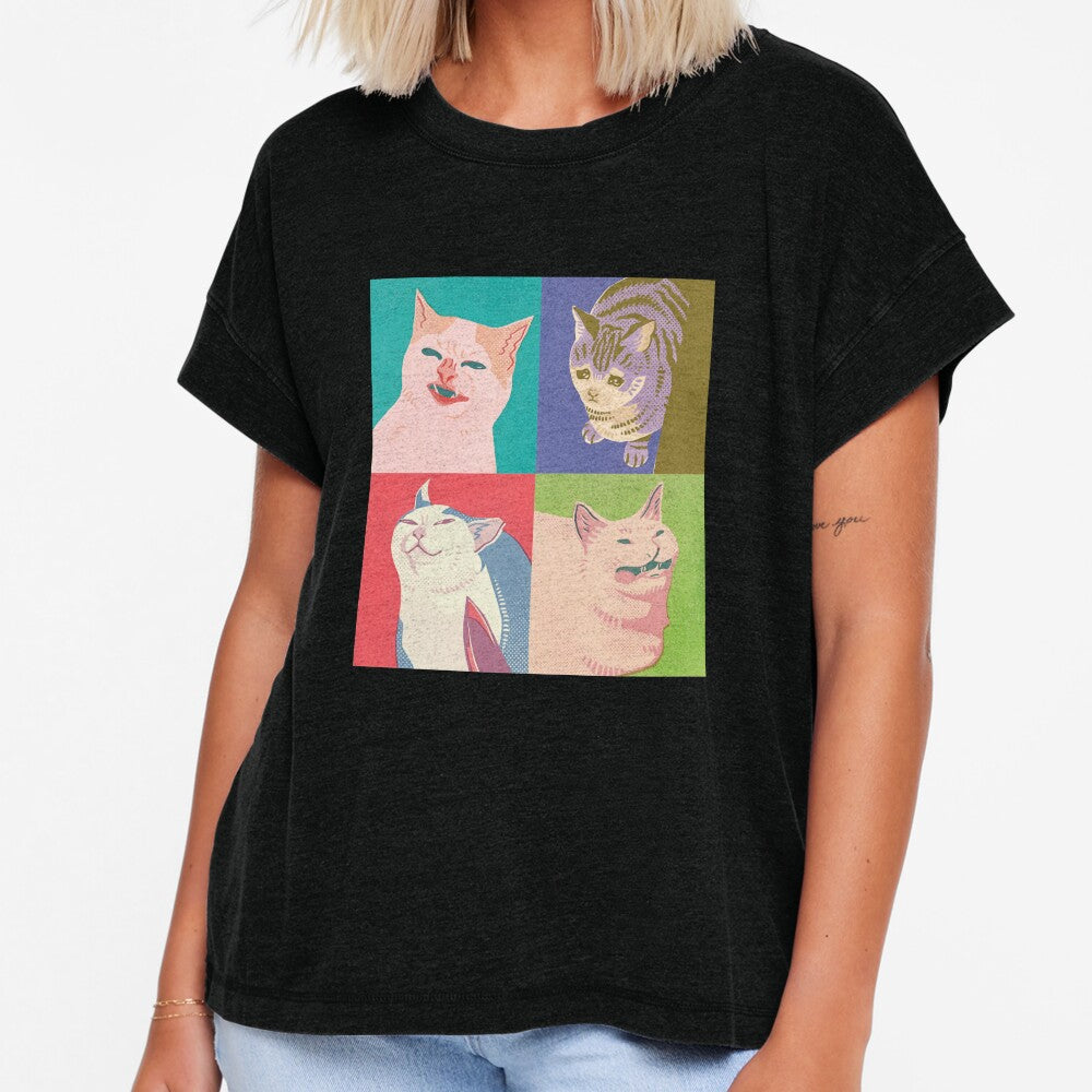 Four Meme Cats of the Apocalypse by karmabees