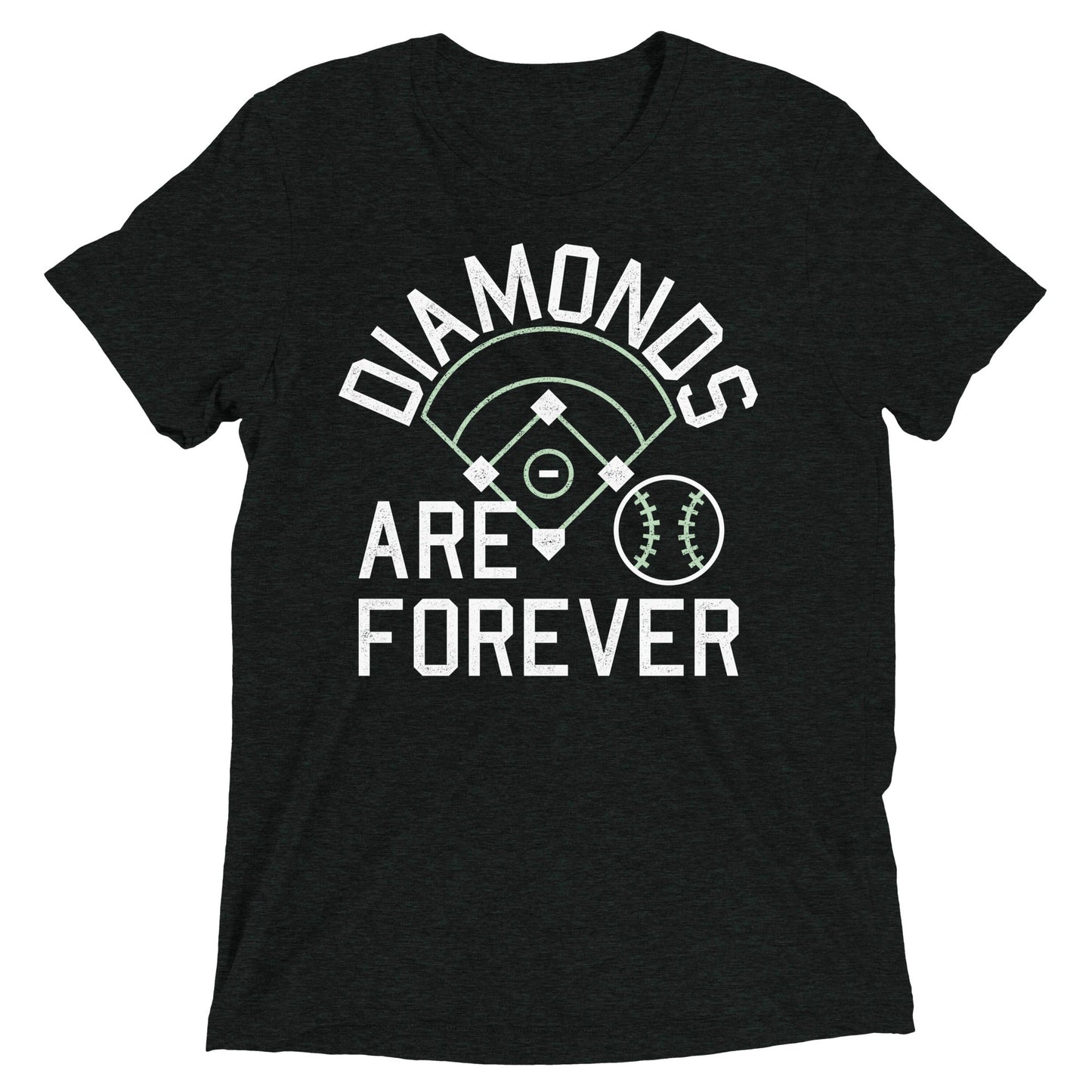 Diamonds Are Forever Men's Tri-Blend Tee