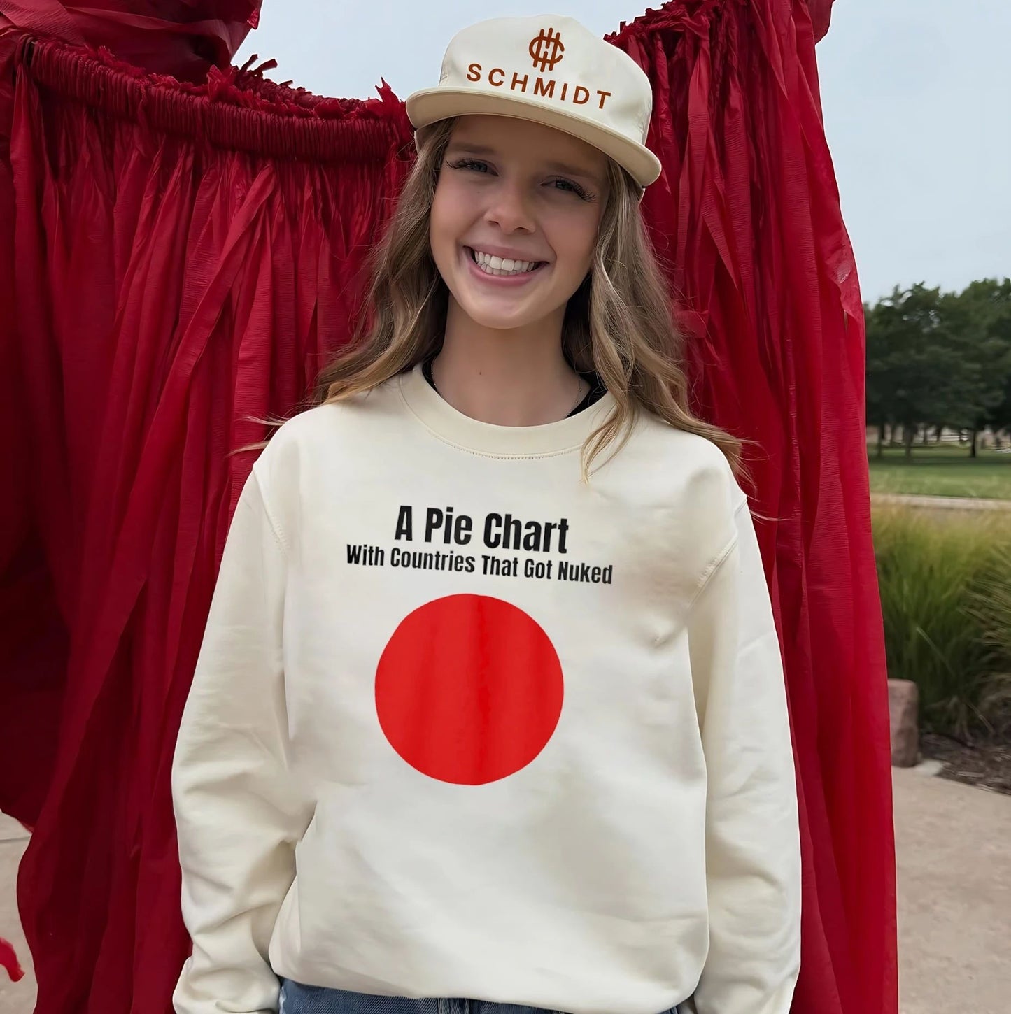 A Pie Chart With Countries That Got Nuked Japan Flag shirt