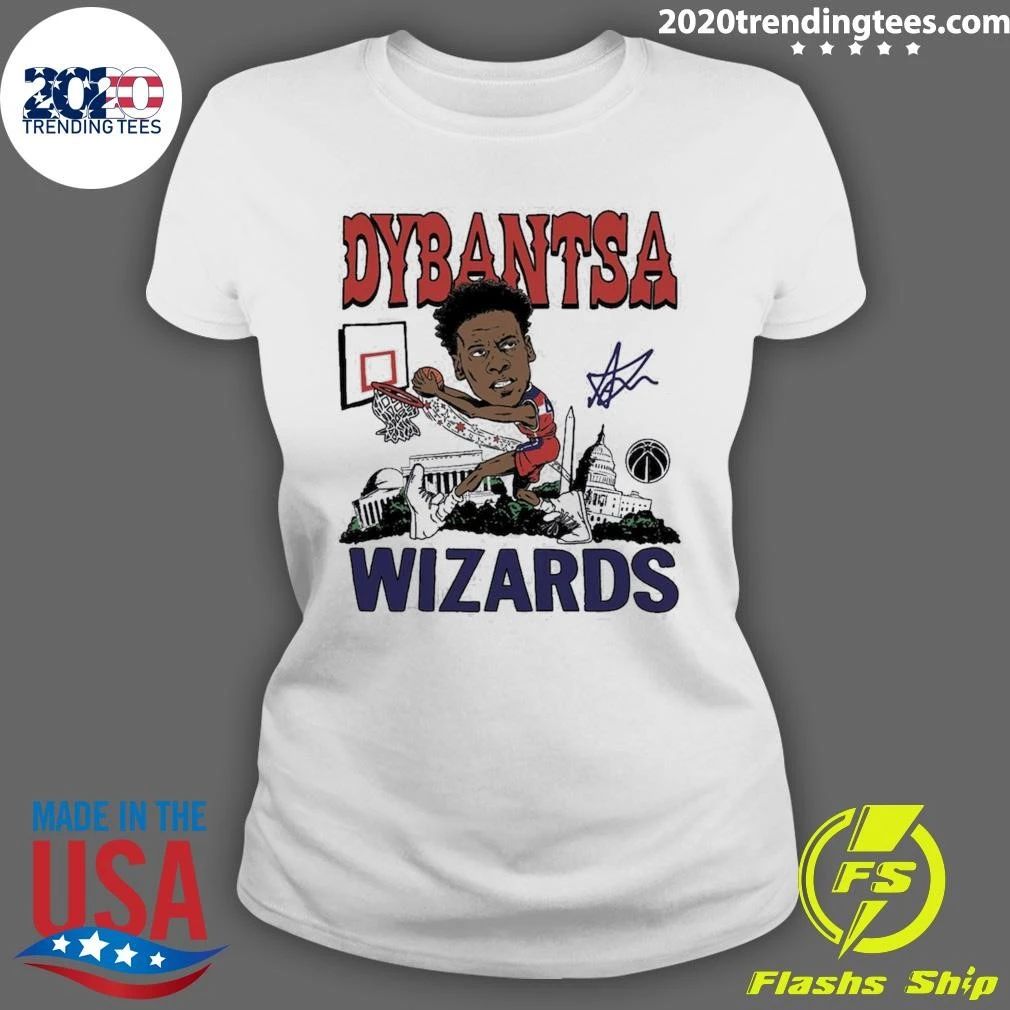 AJ Dybantsa Washington Wizards Homage Rookie Tri-Blend Shirt