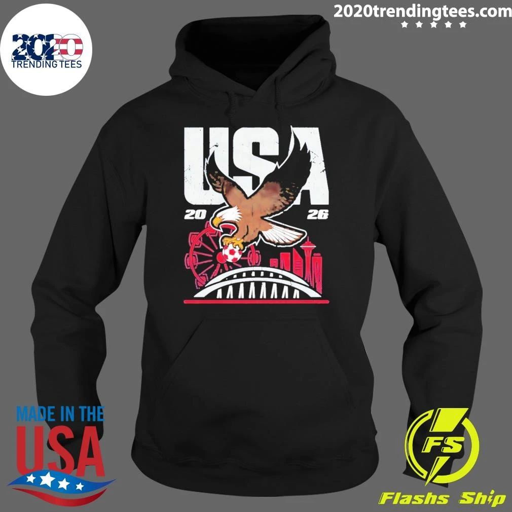 USA Road to Glory Seattle 2026 Eagle Space Needle Shirt