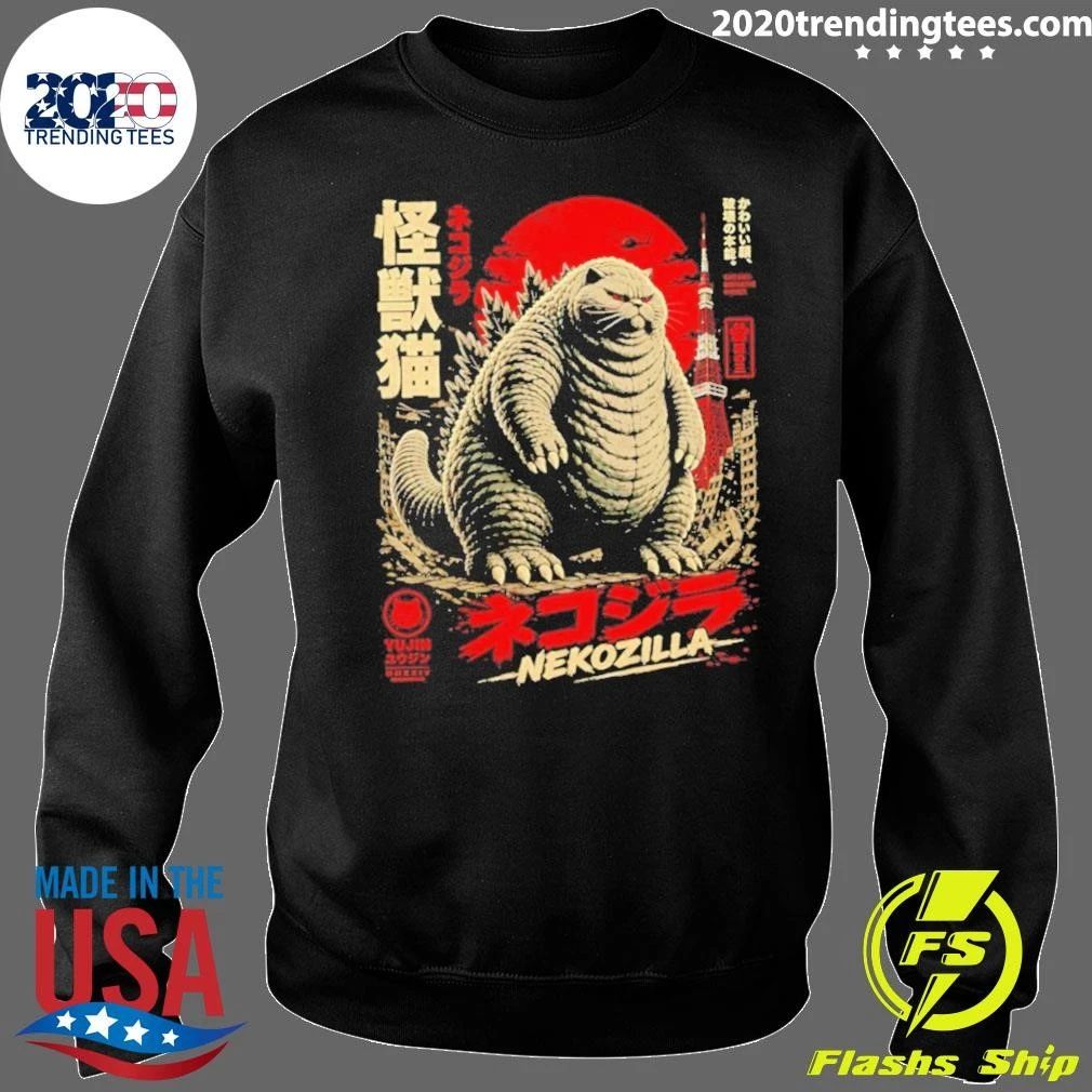 Nekozilla Cute Face Destructive Instinct Shirt
