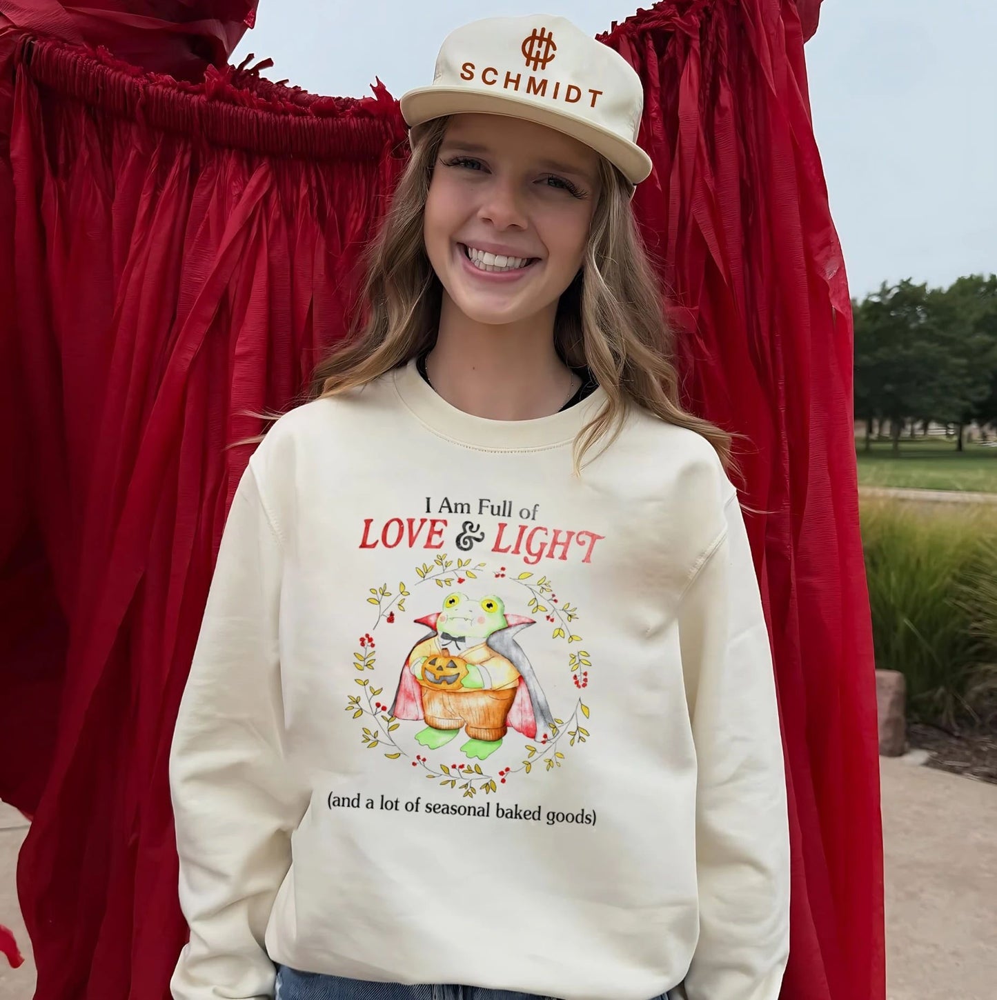 Vampire Frog Full of Love and Light and Seasonal Baked Goods shirt