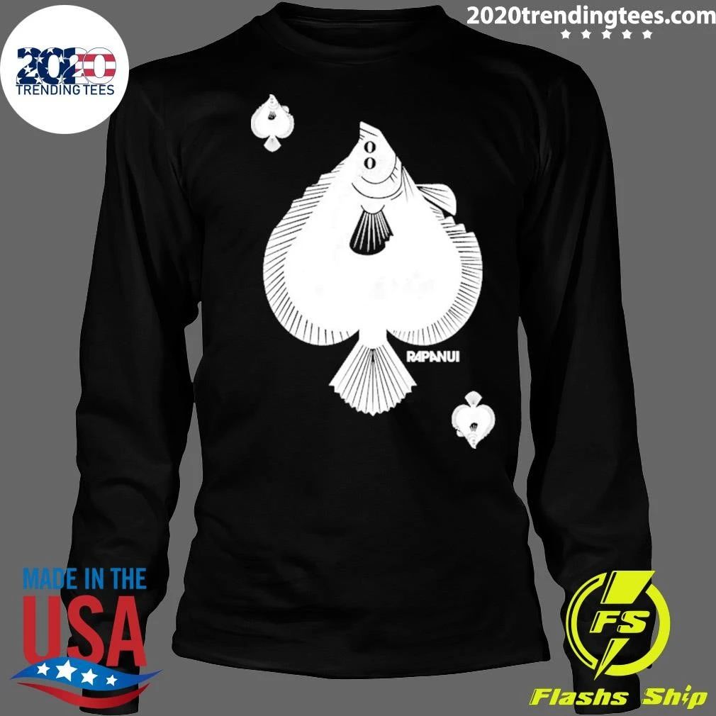 Black Plaice of Spades Shirt
