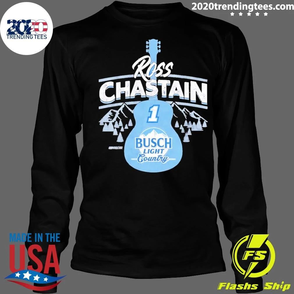 Ross Chastain No 1 Busch Light Country Vintage Shirt