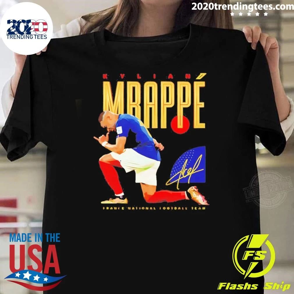 Kylian Mbappe World Cup 2026 France National Football Team Signature Shirt