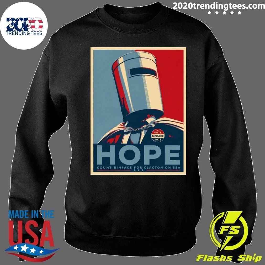 Vote Binface 2026 Hope Count Binface For Clacton On Sea Shirt