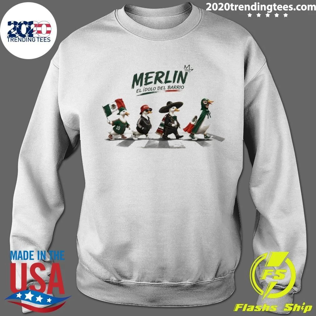 Goose Merlin El Idolo Del Barrio Mexico World Cup 2026 Abbey Road Shirt