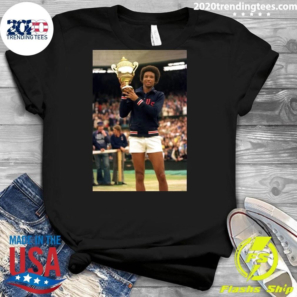 Arthur Ashe, The First Black Man To Win Wimbledon Shirt