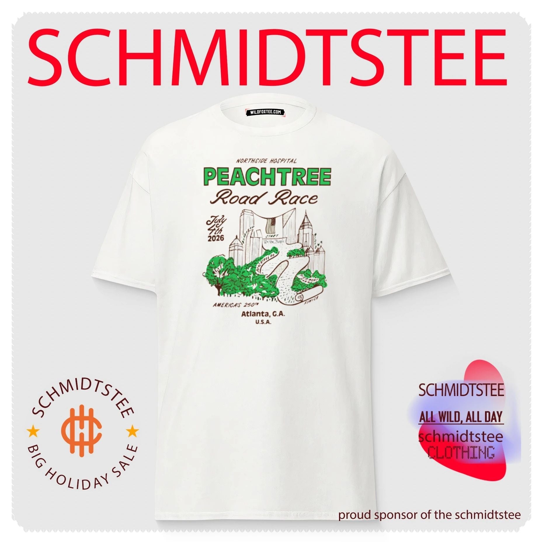 2026 Peachtree Road Race We The Peaches Dyan Szall Atlanta Finisher shirt