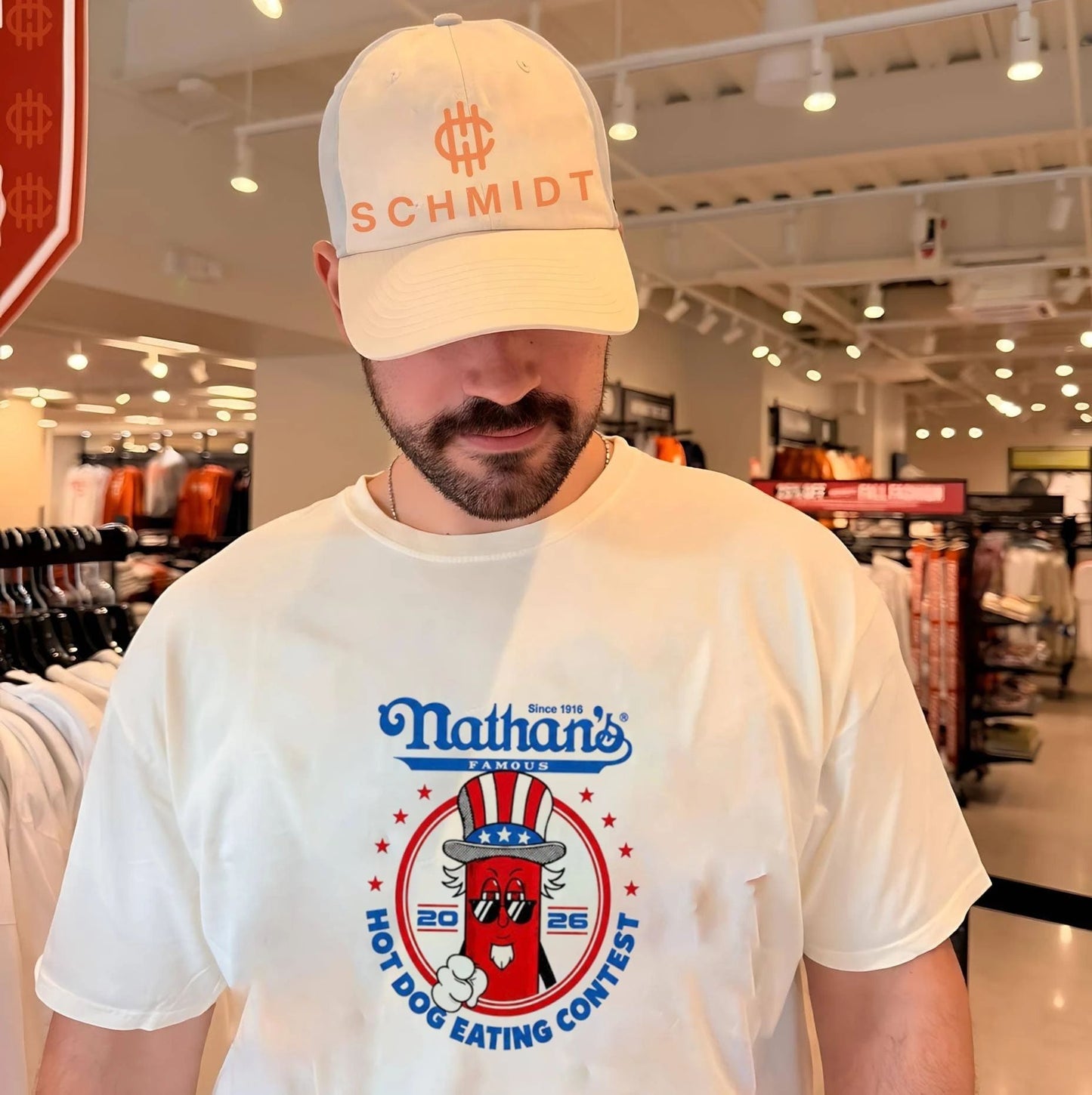 Joey Chestnut Nathan’s Hot Dog Contest shirt