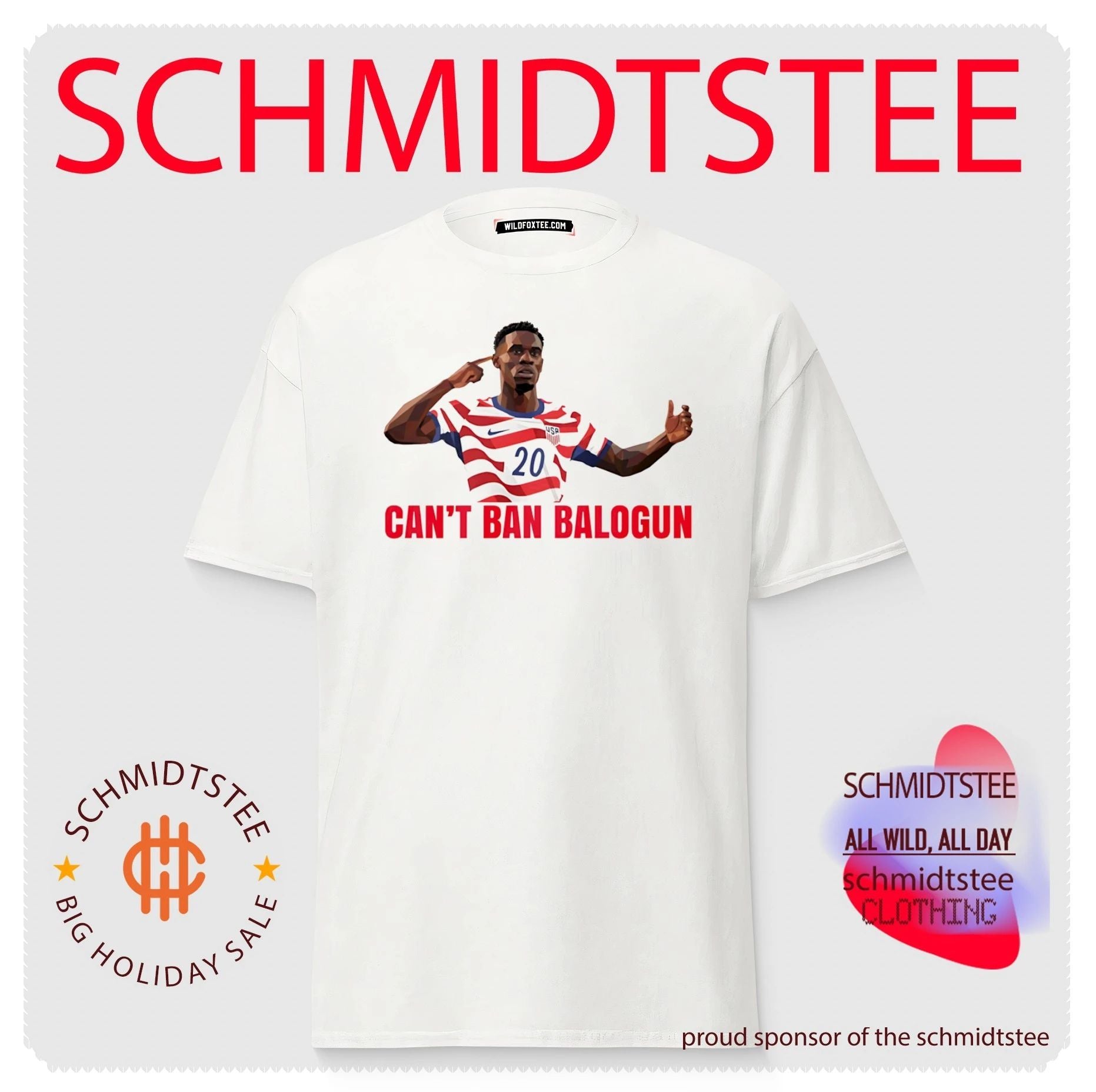 Can’t Ban Balogun USMNT Soccer shirt