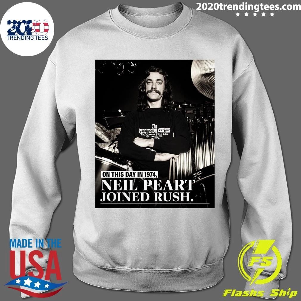 On This Day in 1974, Neil Peart Joined Rush Shirt