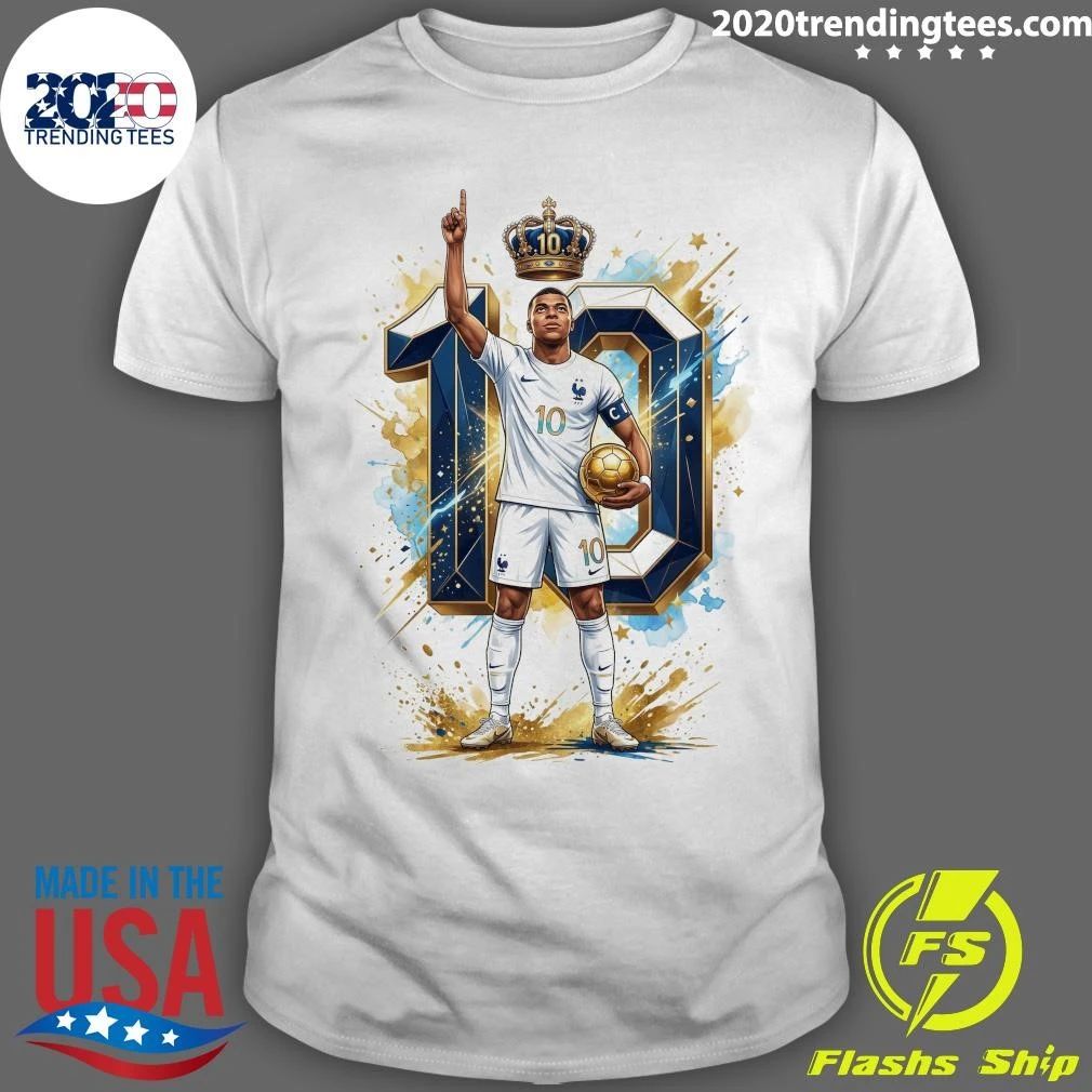 Kylian Mbappe France Football Art Shirt