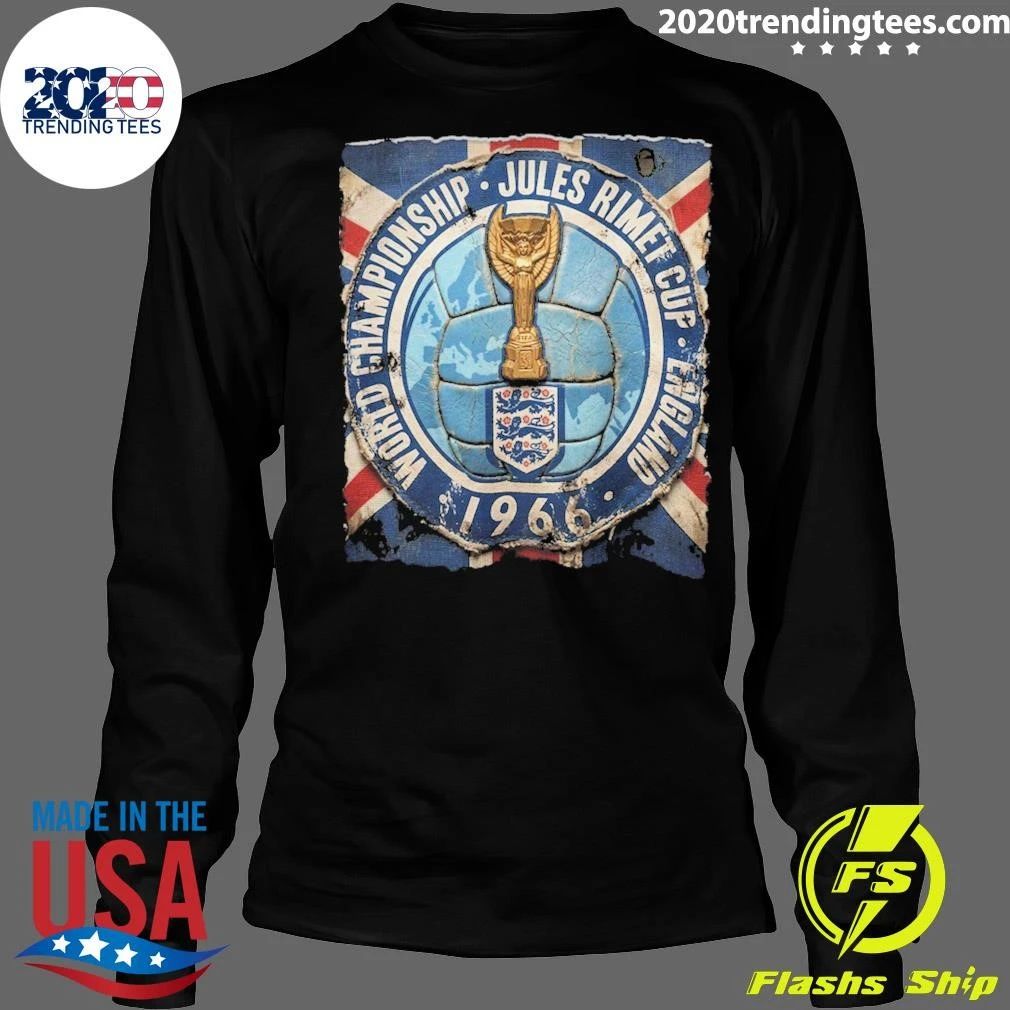 Limited 8th World Cup 1966 England Vintage Tee Shirt