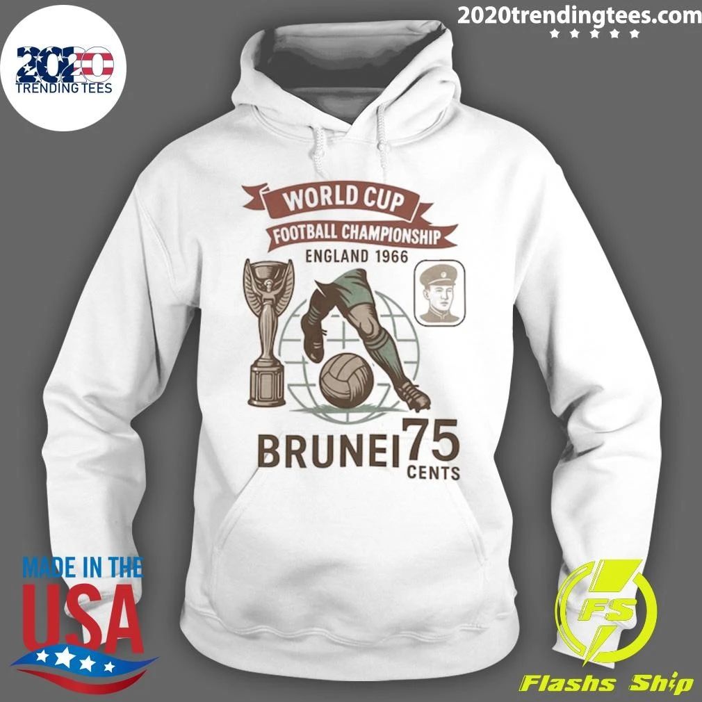 World Cup Football Championship England 1966 Brunei 75 Cents Shirt