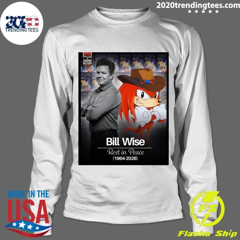 Remembering Bill Wise on his birthday Knuckles Voice Actor Shirt