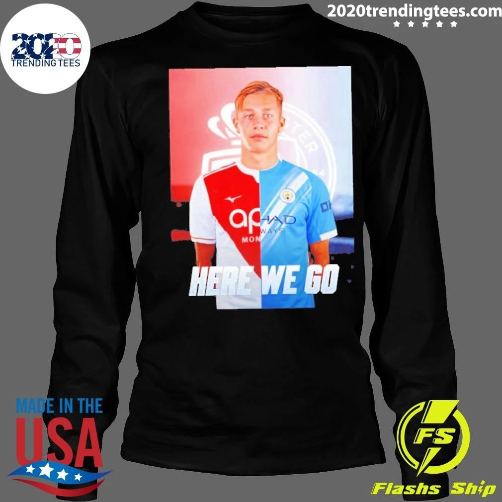 Mathys Detourbet to AS Monaco Here We Go Tee Shirt