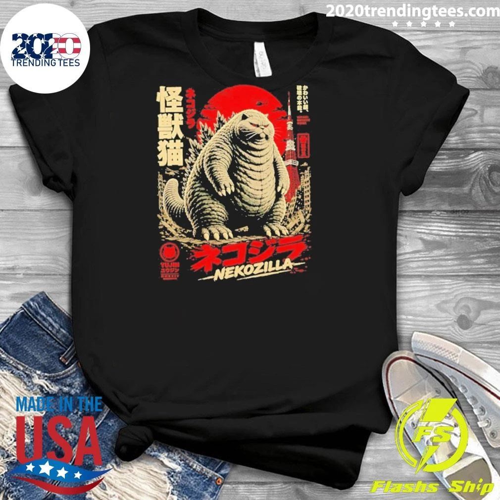 Nekozilla Cute Face Destructive Instinct Shirt