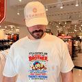 Sister’s Job to Annoy Her Brother Monkey Quote shirt