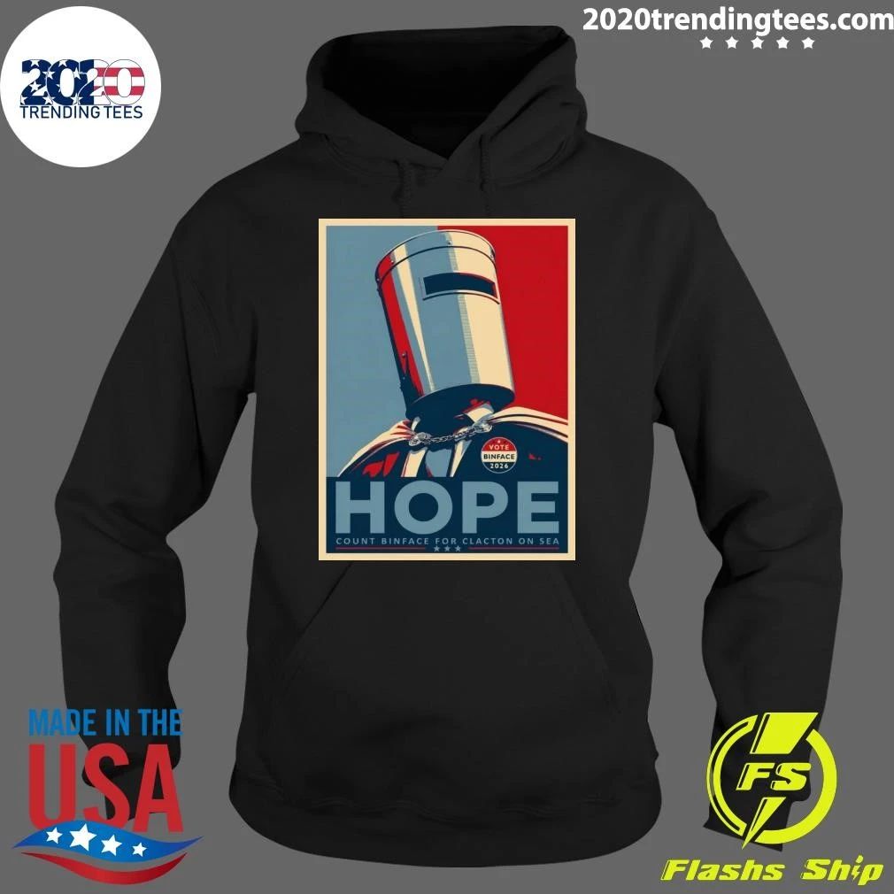 Vote Binface 2026 Hope Count Binface For Clacton On Sea Shirt