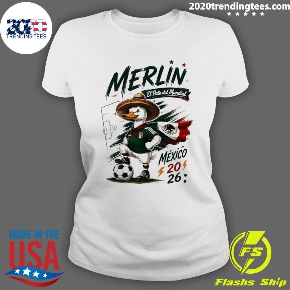 Goose Merlin El Pato del Mundial Mexico World Cup 2026 Shirt