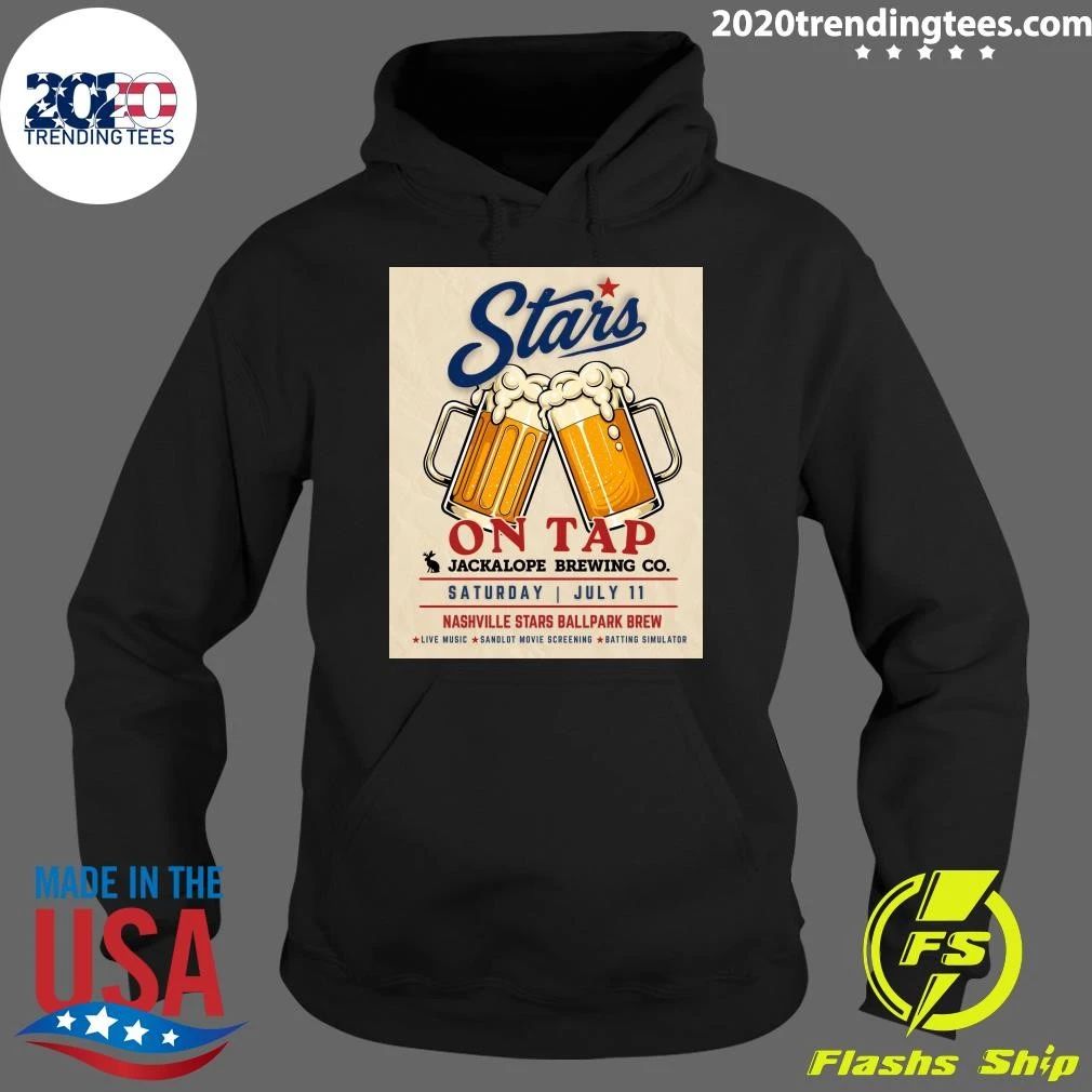 Stars On Tap Jackalope Brewing Co. July 11 Nashville Stars Ballpark Brew Shirt