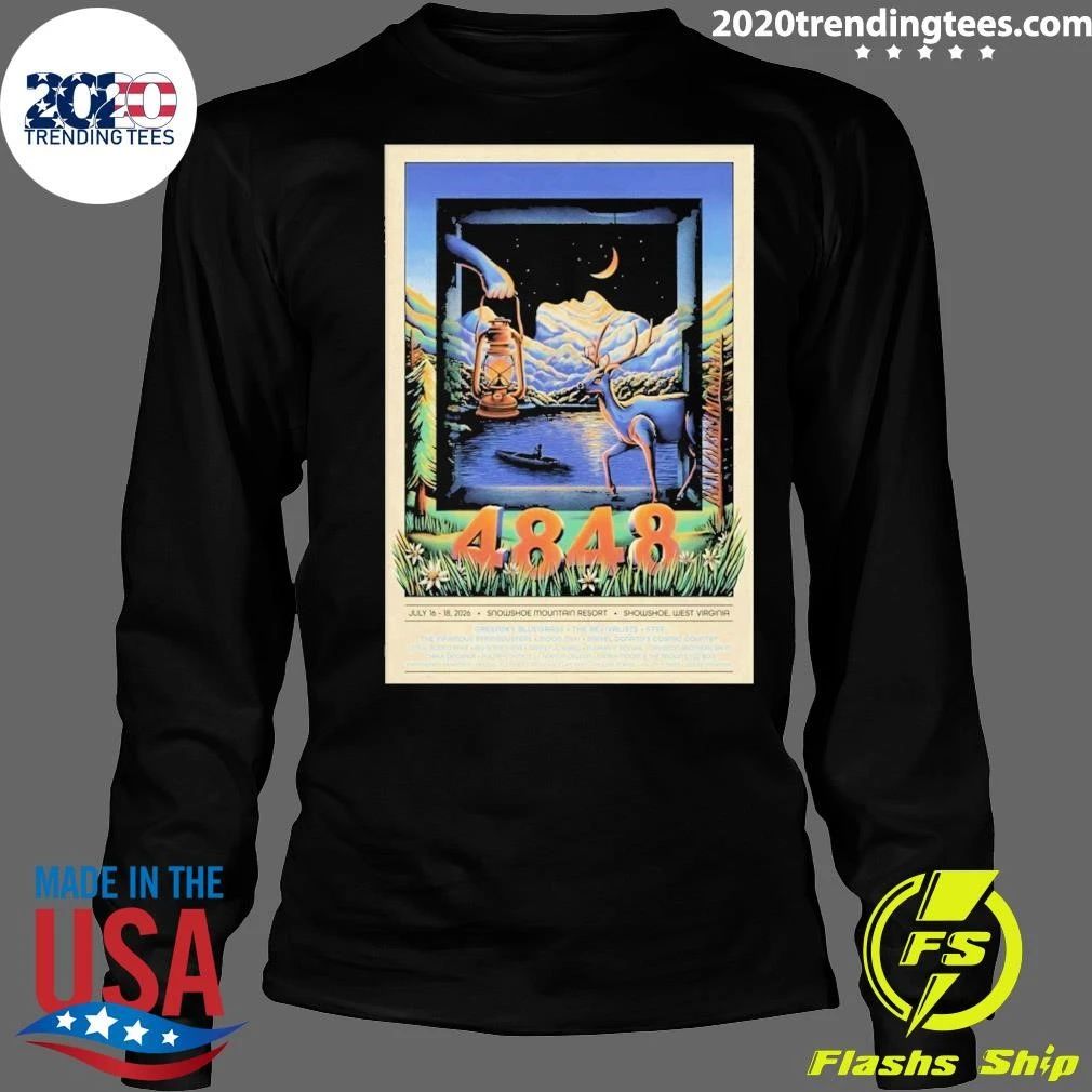 4848 Festival In Snowshoe W.V On July 16-18 2026 Tour Shirt