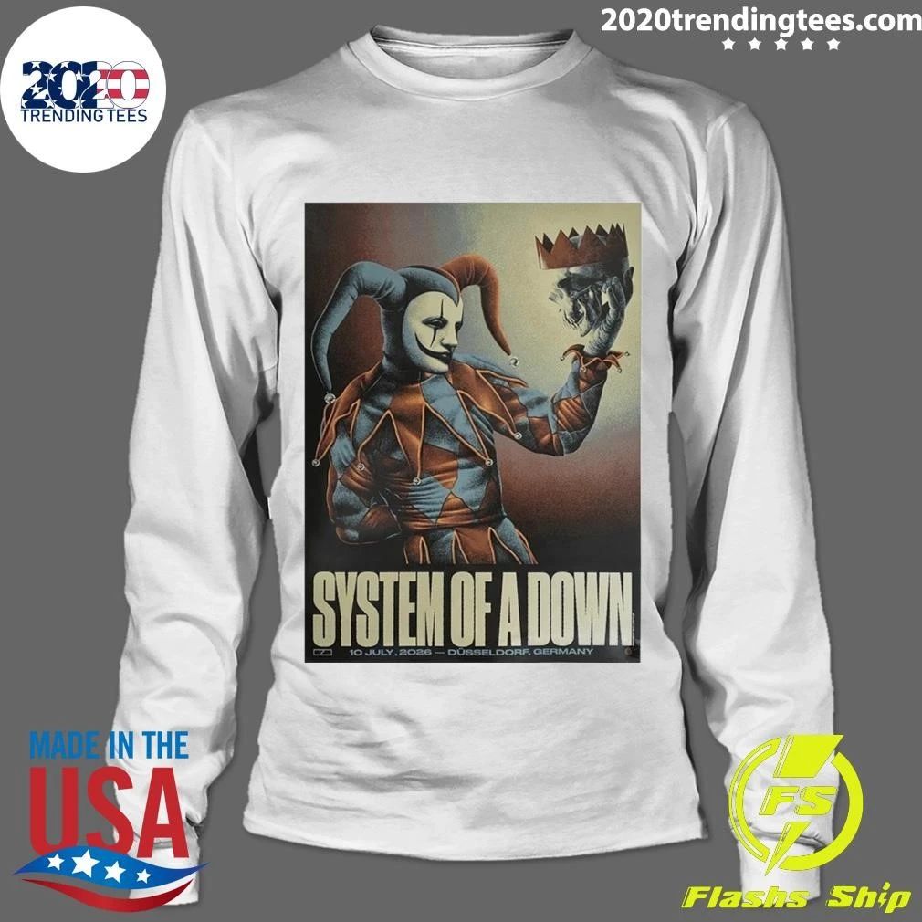System Of A Down Dusseldorf Germany July 2026 Open Air Park 10 July The Clown Shirt