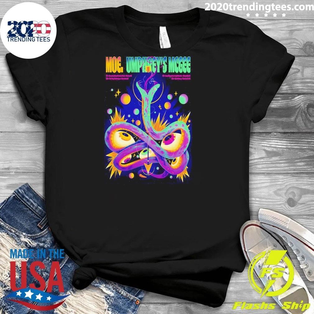 Moe. And Umphrey’s McGee July 2026 Tour Shirt