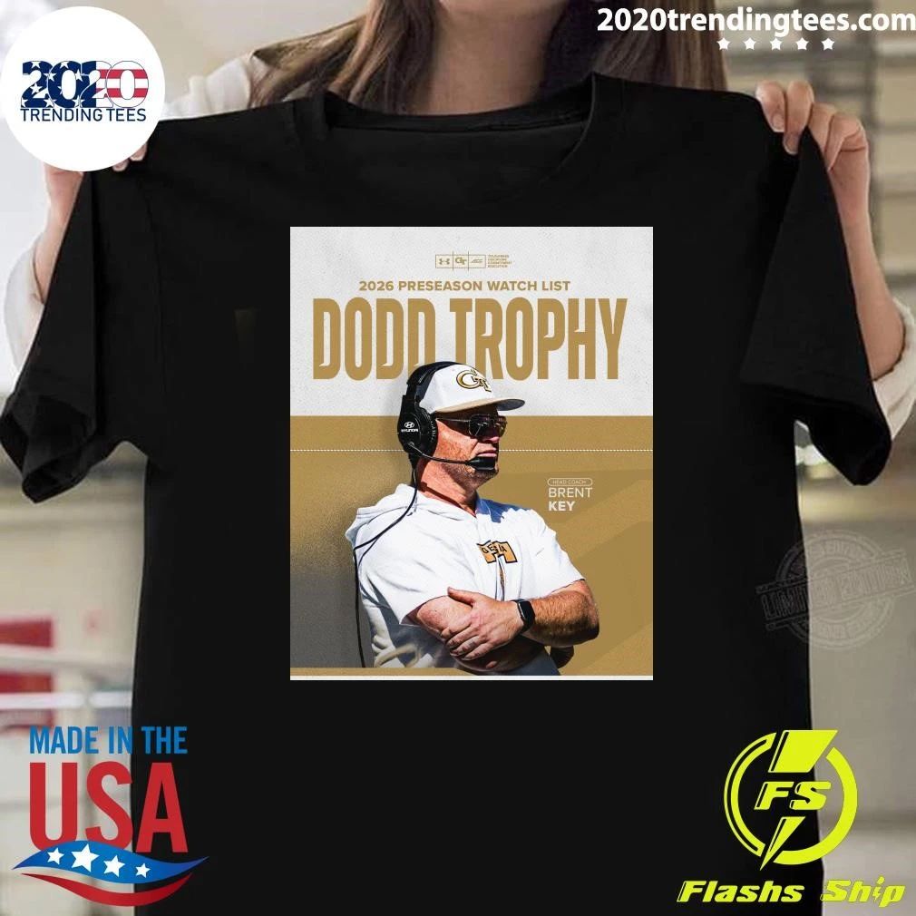 Head Coach Brent Key Has Been Named To The Dodd Trophy 2026 Shirt