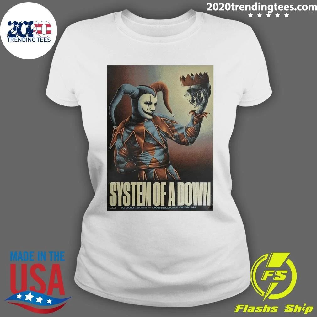 System Of A Down Dusseldorf Germany July 2026 Open Air Park 10 July The Clown Shirt
