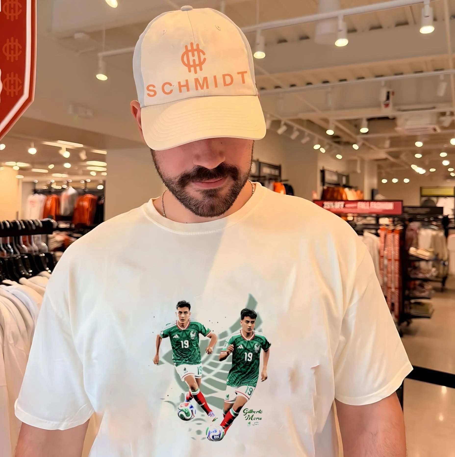 Gilberto Mora Mexico National Team player collage shirt