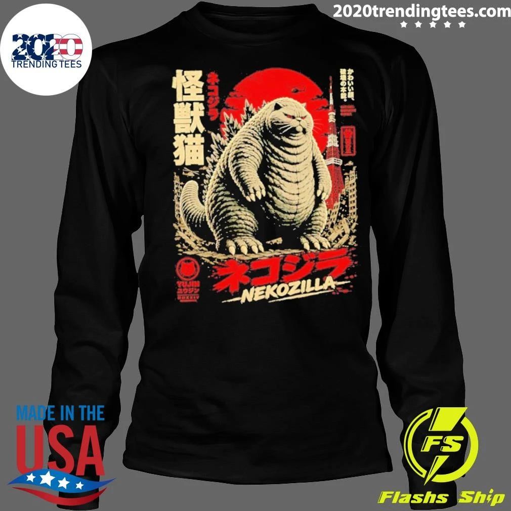 Nekozilla Cute Face Destructive Instinct Shirt
