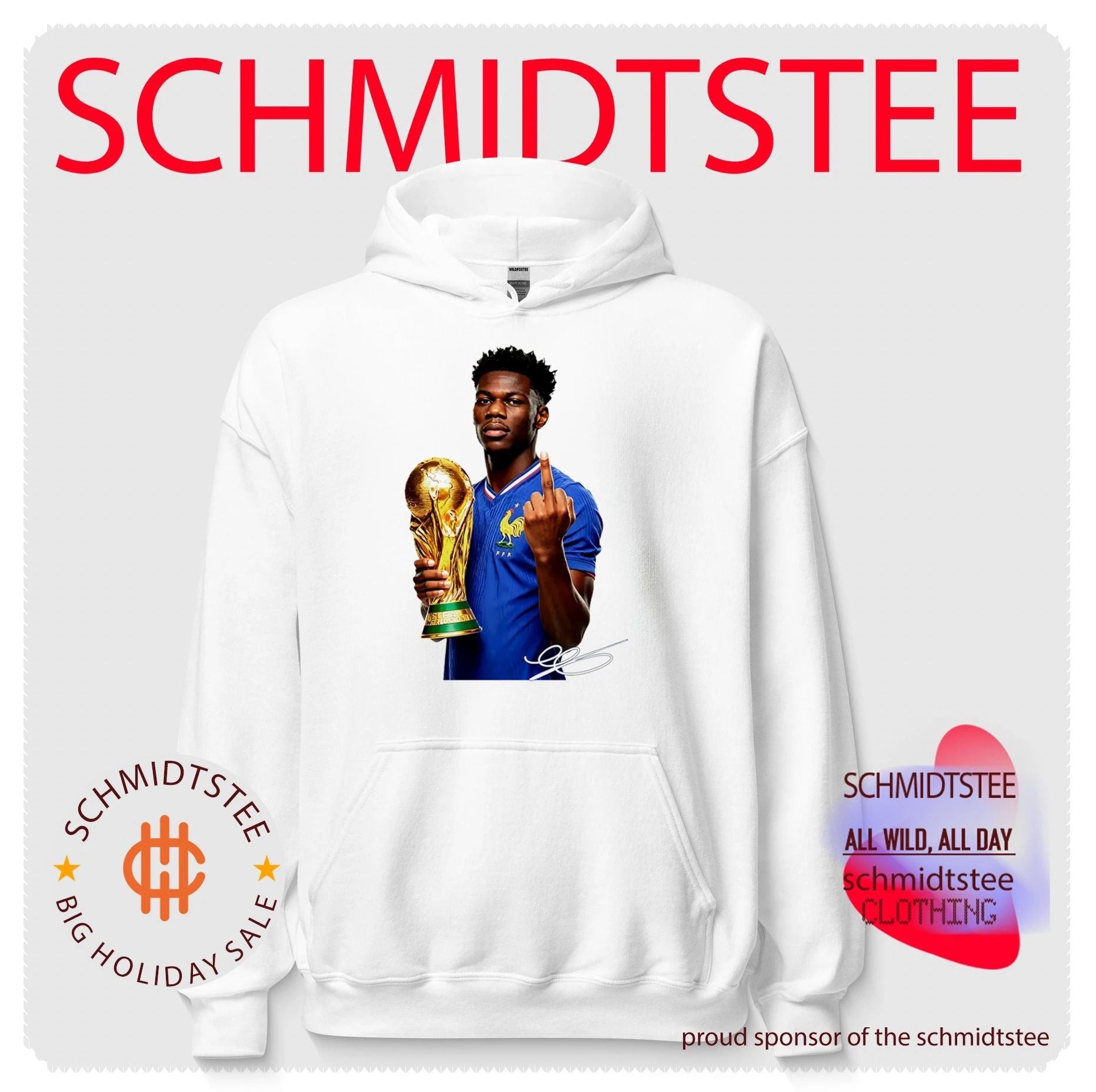 Aurelien Tchouameni France National Team World Cup Trophy shirt