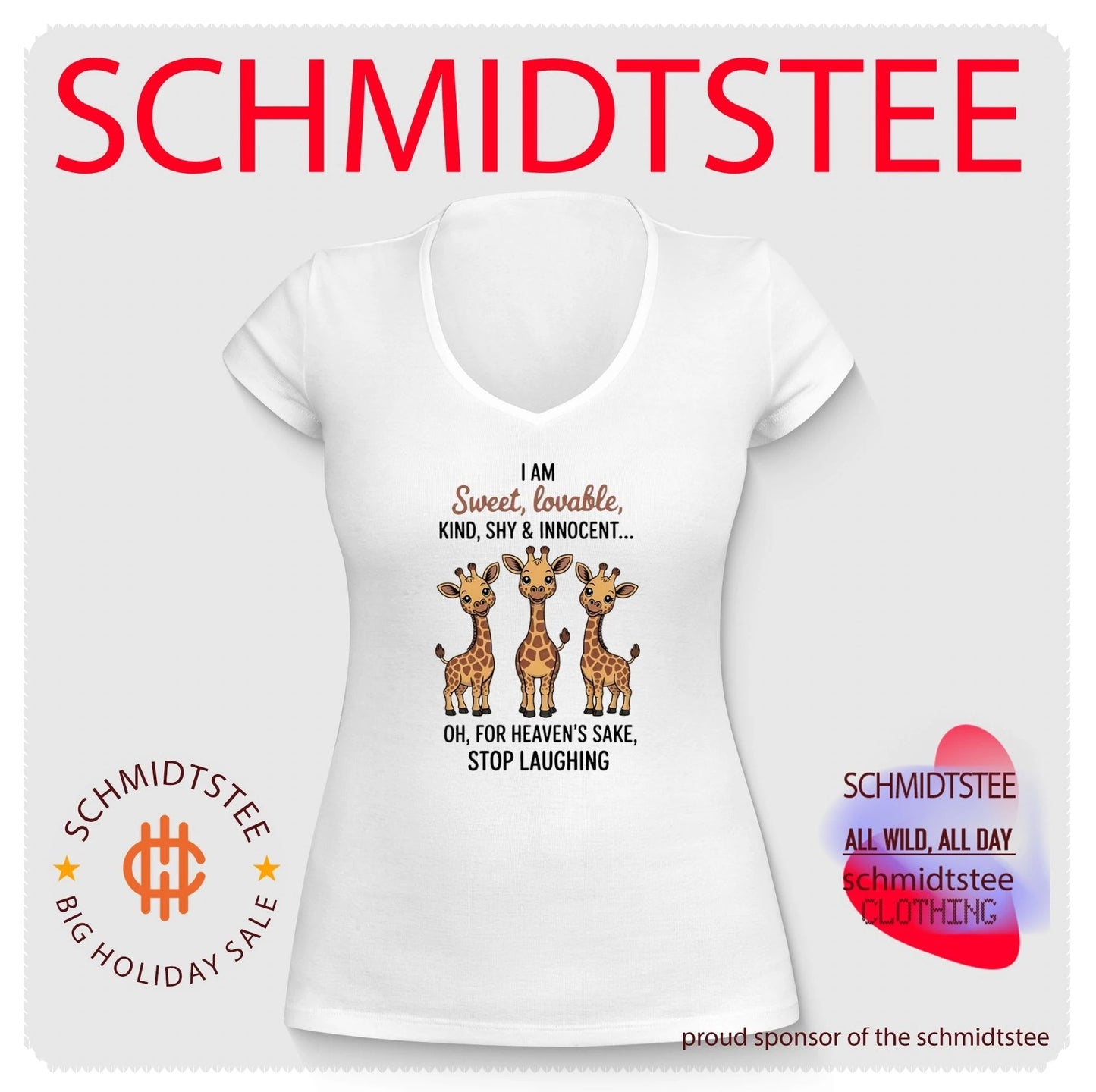 I am sweet loveable kind shy and innocent oh for heaven’s sake stop laughing shirt
