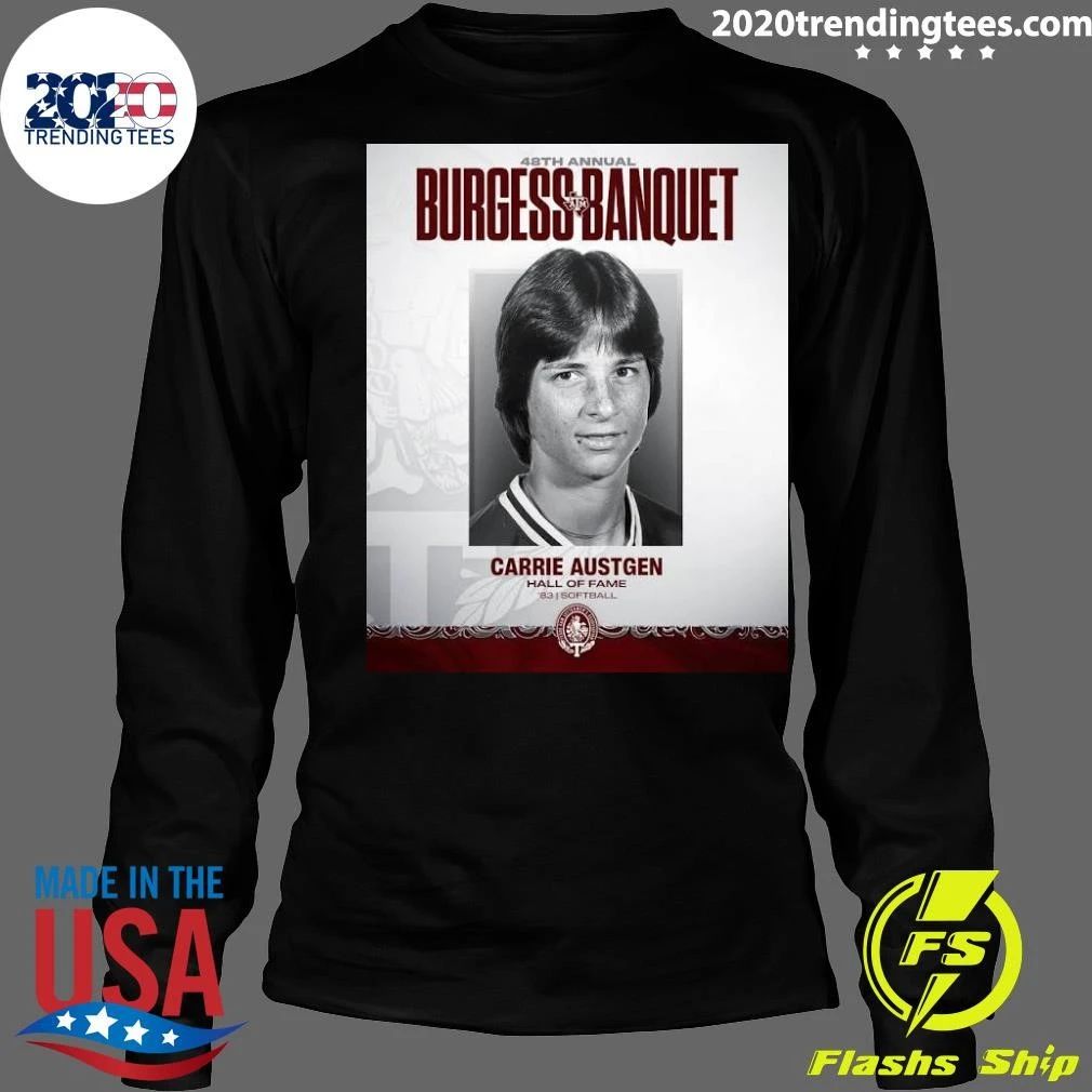 48th Annual Burgess Banquet Carrie Austgen Hall Of Fame 18 Football Shirt