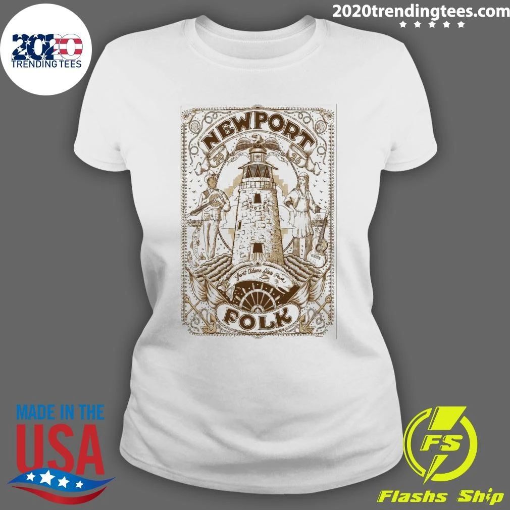 Newport Folk Festival 2026 Fort Adams State Park Shirt