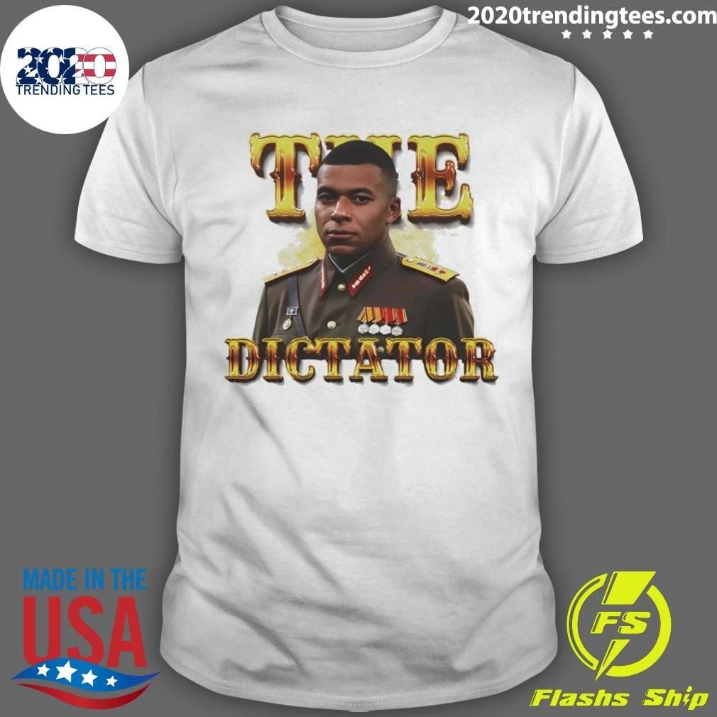 Kylian Mbappe The Dictator Bootleg Retro 90s Soccer Shirt