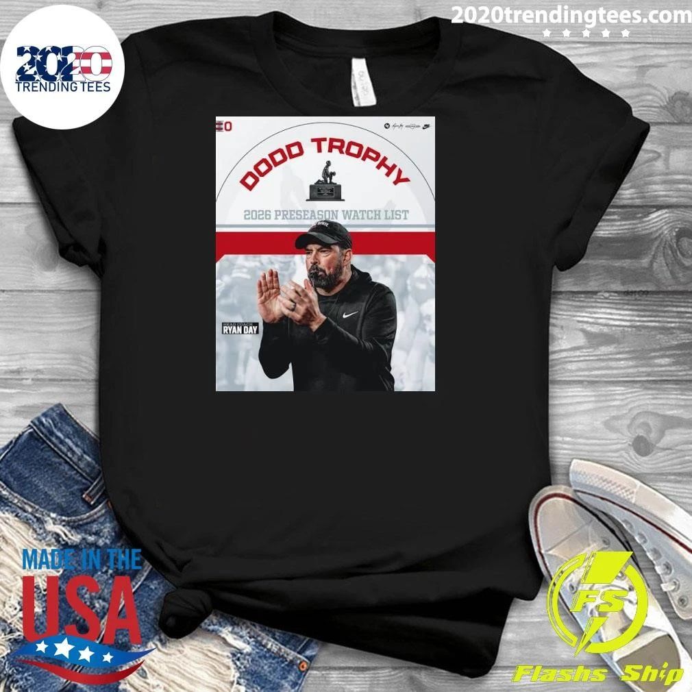 Head Coach Ryan Day Has Been Named To The Dodd Trophy 2026 Shirt