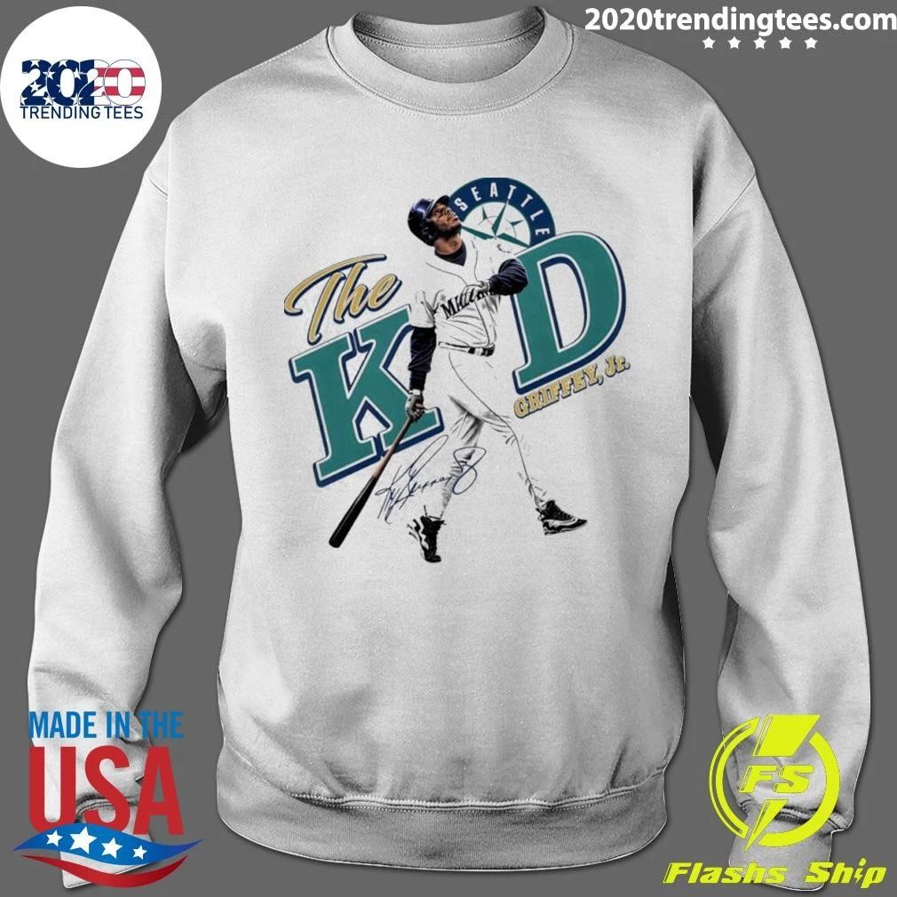 Ken Griffey Jr. Seattle Mariners Baseball The Kid Signature Shirt
