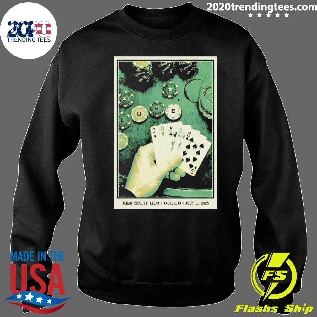 Luke Combs Johan Cruijff ArenA In Amsterdam Netherlands July 11 2026 Shirt