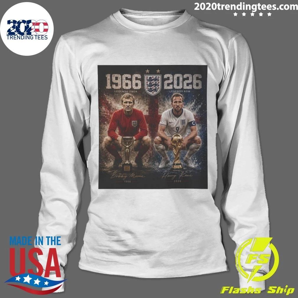 England 1966–2026 60th Anniversary Bobby Charlton & Harry Kane World Cup Tribute Shirt