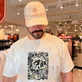 Dripping skull illustration shirt